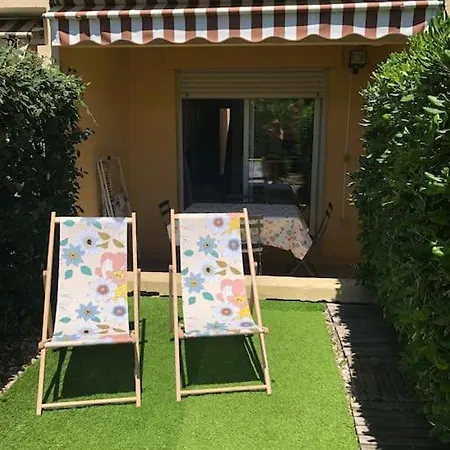 4pers Bord De Et Jardin Lejlighed *